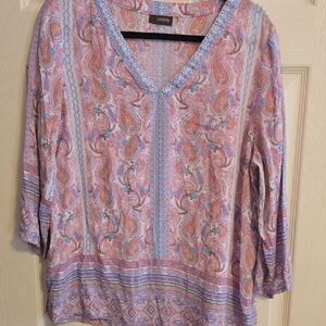 crosby. Multicolor Paisley Blouse